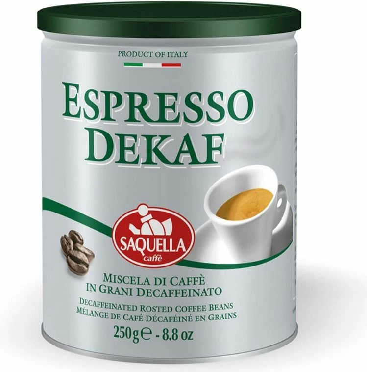 Coffee Beans Saquella Espresso Dekaf Caffeine Free Coffee 1 Coffee Beans Saquella Espresso Dekaf Caffeine Free Coffee