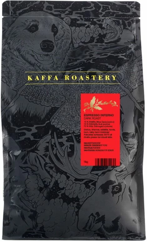 Kaffa Roastery Espresso Inferno Coffee Beans 1 Kaffa Roastery Espresso Inferno Coffee Beans