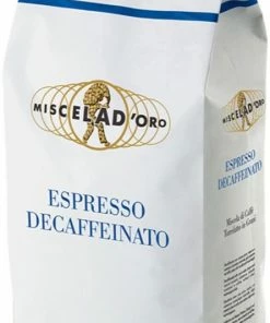 Decaf Coffee Miscela D'Oro Espresso Decaffeinato Caffeine Free Coffee