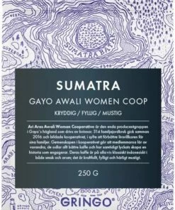 Gringo Nordic Sumatra Gayo Awali Women Coop 250 G Coffee Beans