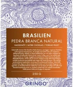 Gringo Nordic Brasilien Pedra Branca Natural 250 G Coffee Beans