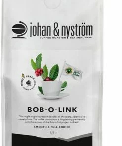 Johan & Nyström Bob-O-Link Brazil Espresso 500 G Coffee Beans