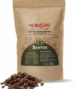 Coffee Beans MokaSirs Brazil Santos 500 G