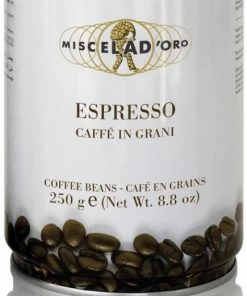 Coffee Beans Miscela D'Oro Espresso 250 G Tin