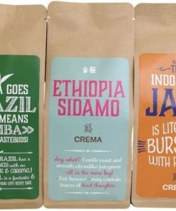 Coffee Beans Crema Tasting Pack Filter Coffee 3 X 250 G