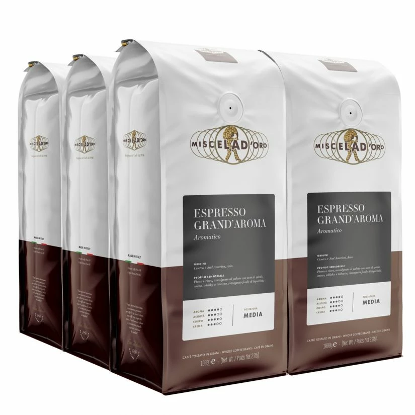 Coffee In Multipacks Miscela D'Oro Espresso Grand Aroma Coffee Beans 1 Coffee In Multipacks Miscela D'Oro Espresso Grand Aroma Coffee Beans