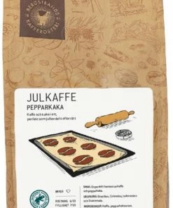 Bergstrands Kafferosteri Flavoured Coffee Bergstrands Julkaffe Pepparkaka Flavoured Christmas Coffee 250 G Ground