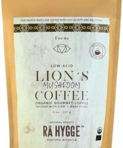 Rå Hygge Lion's Mane Mushroom Coffee 227 G, Ground Coffee