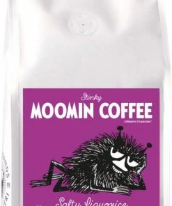 Bergstrands Kafferosteri Bergstrands Moomin Stinky Salty Liquorice Flavoured Coffee 250 G Ground