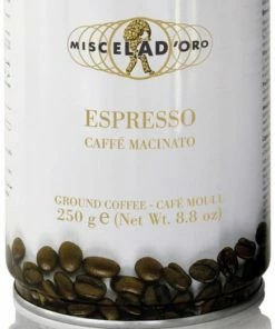 Ground Coffee For Moka Pots Miscela D'Oro Espresso 250 G Tin
