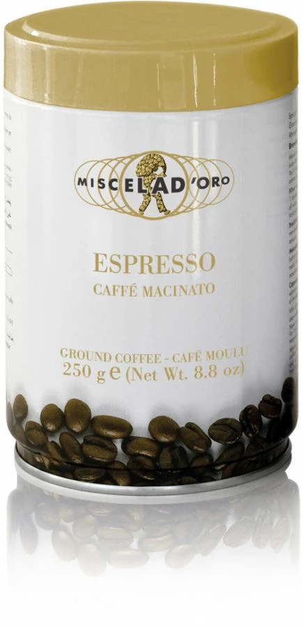 Ground Coffee For Moka Pots Miscela D'Oro Espresso 250 G Tin 1 Ground Coffee For Moka Pots Miscela D'Oro Espresso 250 G Tin