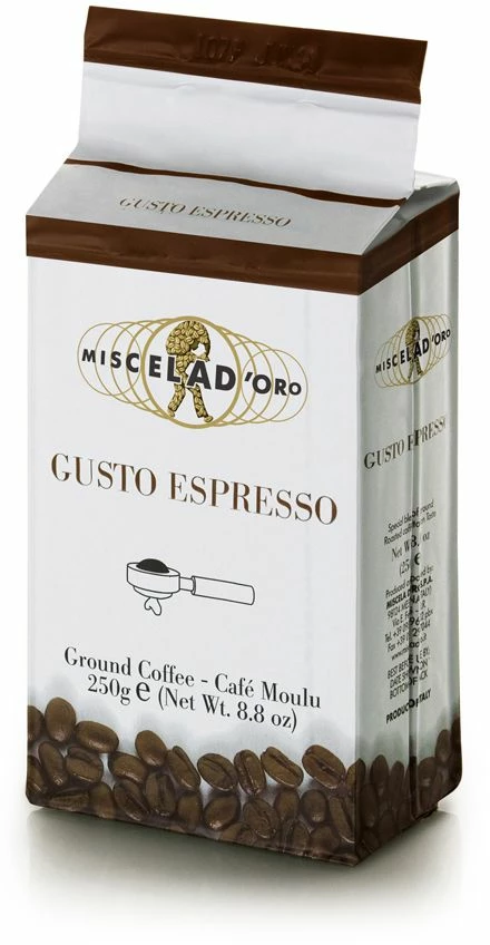 Ground Coffee For Moka Pots Miscela D'Oro Gusto Espresso 250 G Ground Coffee 1 Ground Coffee For Moka Pots Miscela D'Oro Gusto Espresso 250 G Ground Coffee