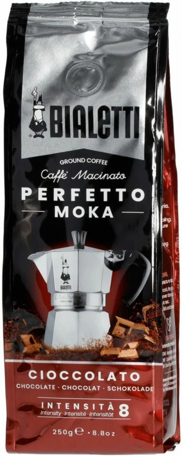 Flavoured Coffee Bialetti Perfetto Moka Cioccolato 250 G Ground Coffee 1 Flavoured Coffee Bialetti Perfetto Moka Cioccolato 250 G Ground Coffee