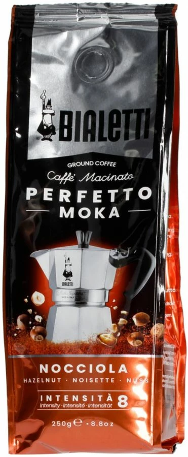 Flavoured Coffee Bialetti Perfetto Moka Nocciola 250 G Ground Coffee 1 Flavoured Coffee Bialetti Perfetto Moka Nocciola 250 G Ground Coffee