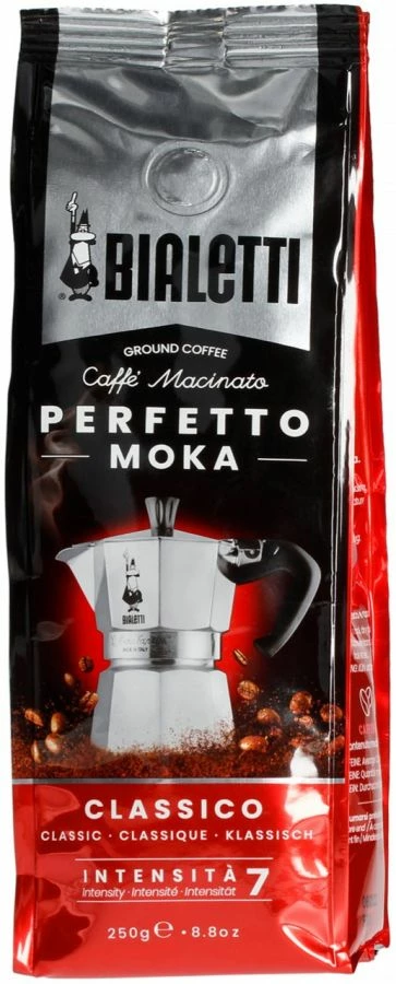 Bialetti Perfetto Moka Classico 250 G Ground Coffee 1 Bialetti Perfetto Moka Classico 250 G Ground Coffee
