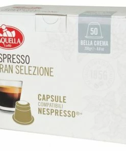 Nespresso Compatible Coffee Capsules Saquella Bella Crema Nespresso-Compatible Coffee Capsules 50 Pcs