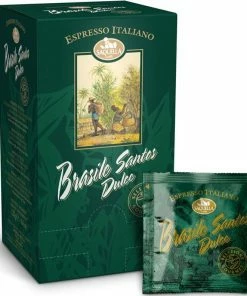 E.S.E. Espresso Pods Saquella Brasile Santos Dulce Espresso Pods 18 Pcs