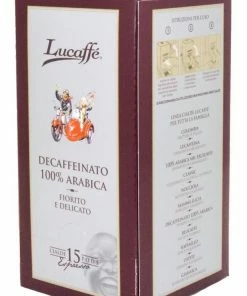 E.S.E. Espresso Pods Lucaffé Decaffeinato ESE Espresso Pods