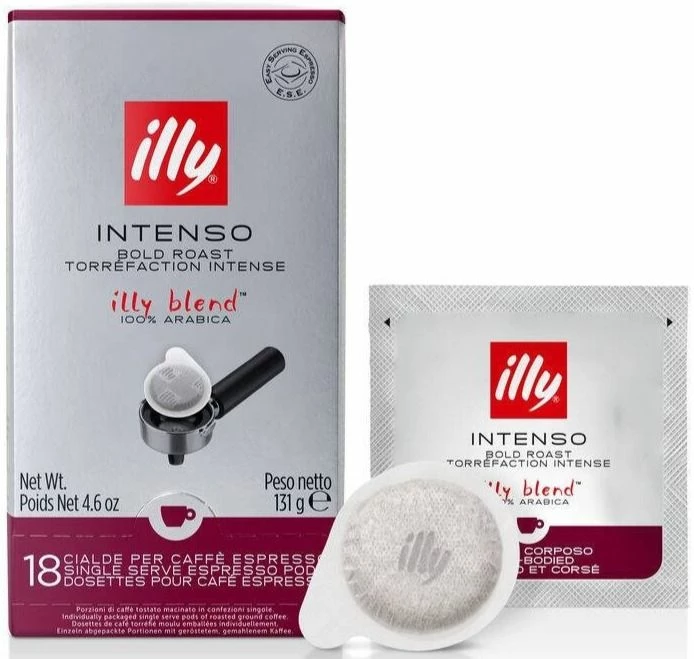 E.S.E. Espresso Pods Illy Intenso ESE Espresso Pods 18 Pcs 1 E.S.E. Espresso Pods Illy Intenso ESE Espresso Pods 18 Pcs