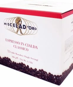 E.S.E. Espresso Pods Miscela D'Oro Classico ESE Espresso Pods 72 Pcs