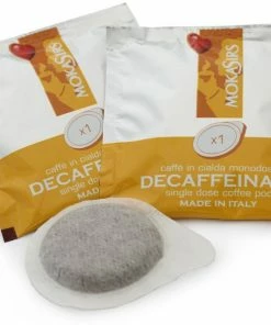 E.S.E. Espresso Pods MokaSirs Decaf Decaffeinated Ese Espresso Pods 50 Pcs
