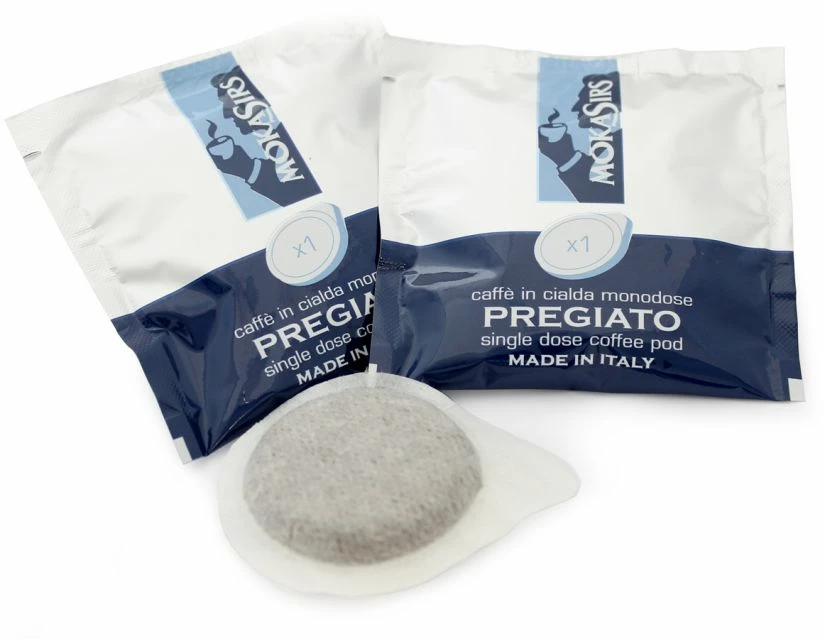 E.S.E. Espresso Pods MokaSirs Pregiato Espresso Coffee Pods 200 Pcs 1 E.S.E. Espresso Pods MokaSirs Pregiato Espresso Coffee Pods 200 Pcs
