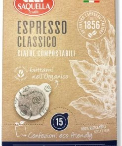 E.S.E. Espresso Pods Saquella Espresso Classico Coffee Pods 15 Pcs