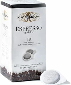 E.S.E. Espresso Pods Miscela D'Oro Espresso -Espresso Pods 18 Pcs