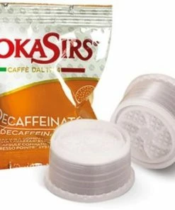 Lavazza Espresso Point Compatible Coffee Capsules MokaSirs Decaffeinato Lavazza Espresso Point Coffees Capsules 50 Pcs