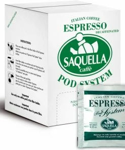 E.S.E. Espresso Pods Saquella Decaf Espresso Pods