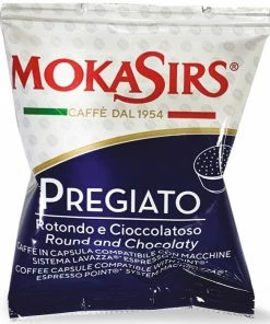 Lavazza Espresso Point Compatible Coffee Capsules MokaSirs Pregiato Lavazza Espresso Point Capsules 100 Pcs