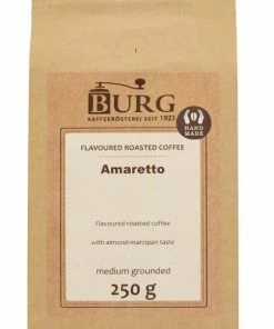 Burg Flavoured Coffee, Amaretto 250 G Ground