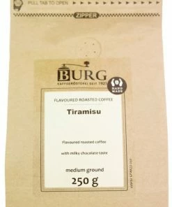 Burg Flavoured Coffee, Tiramisu 250 G Ground