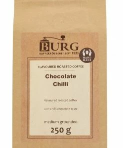 Burg Flavoured Coffee, Chocolate Chili 250 G Ground