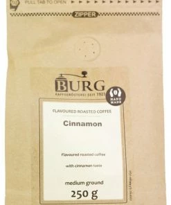 Burg Flavoured Coffee, Cinnamon 250 G Ground