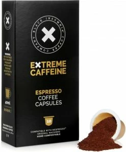Black Insomnia Full Flavour Nespresso Compatible Coffee Capsules 10 Pcs