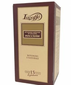 E.S.E. Espresso Pods Lucaffé Nocciola Hazelnut ESE Espresso Pods 15 Pcs
