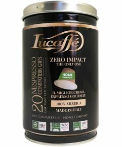 Lucaffé Lucapsule Biodegradable Nespresso Compatible Coffee Capsules 20 Pcs