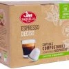 Nespresso Compatible Coffee Capsules Saquella Espresso Deciso Compostable Nespresso-Compatible Coffee Capsules 50 Pcs