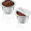 Coffee Capsules & Coffee Pods Gefu Conscio Reusable Nespresso-Compatible Coffee Capsules, 2 Pcs