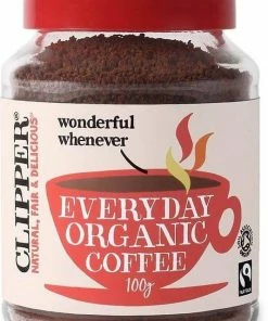 Natural Instant Coffee Clipper Everyday Organic Instant Coffee 100 G