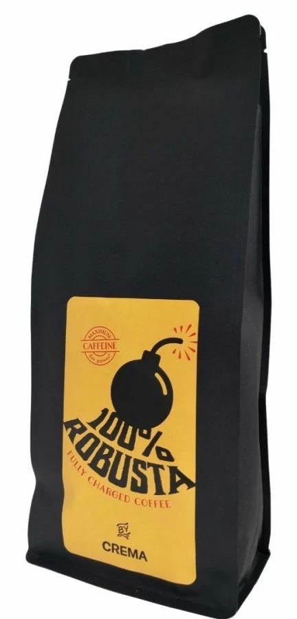 Crema 100 % Robusta Coffee Beans 1 Crema 100 % Robusta Coffee Beans