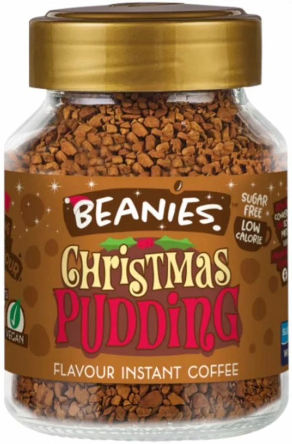 Beanies Christmas Pudding Flavoured Instant Coffee 50 G 1 Beanies Christmas Pudding Flavoured Instant Coffee 50 G