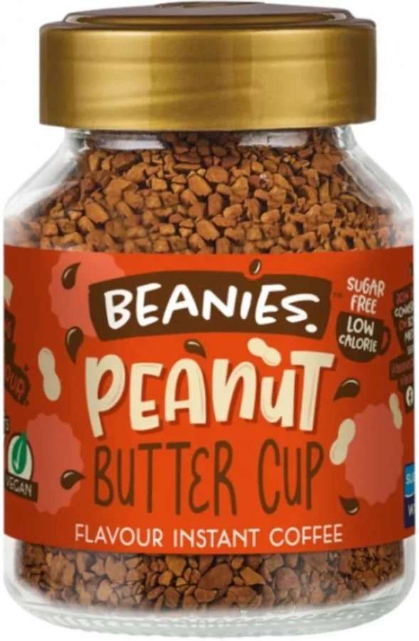 Beanies Peanut Butter Cup Flavoured Instant Coffee 50 G 1 Beanies Peanut Butter Cup Flavoured Instant Coffee 50 G