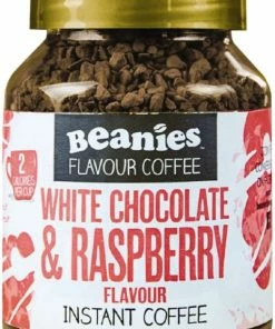 Beanies White Chocolate Raspberry Flavoured Instant Coffee 50 G
