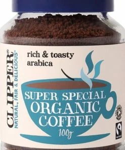 Natural Instant Coffee Clipper Super Special Organic Instant Coffee 100 G