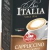 Natural Instant Coffee Saquella Bar Italia Cappuccino Instant Coffee, 10 Bags