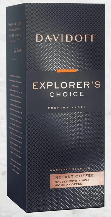 Natural Instant Coffee Davidoff Explorer’s Choice Instant Coffee 100 G 1 Natural Instant Coffee Davidoff Explorer’s Choice Instant Coffee 100 G