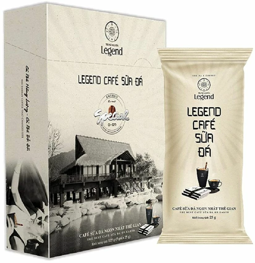 Natural Instant Coffee Trung Nguyen Legend 3-in-1 Café SUA DA Instant Coffee, 9-Pack 1 Natural Instant Coffee Trung Nguyen Legend 3-in-1 Café SUA DA Instant Coffee, 9-Pack