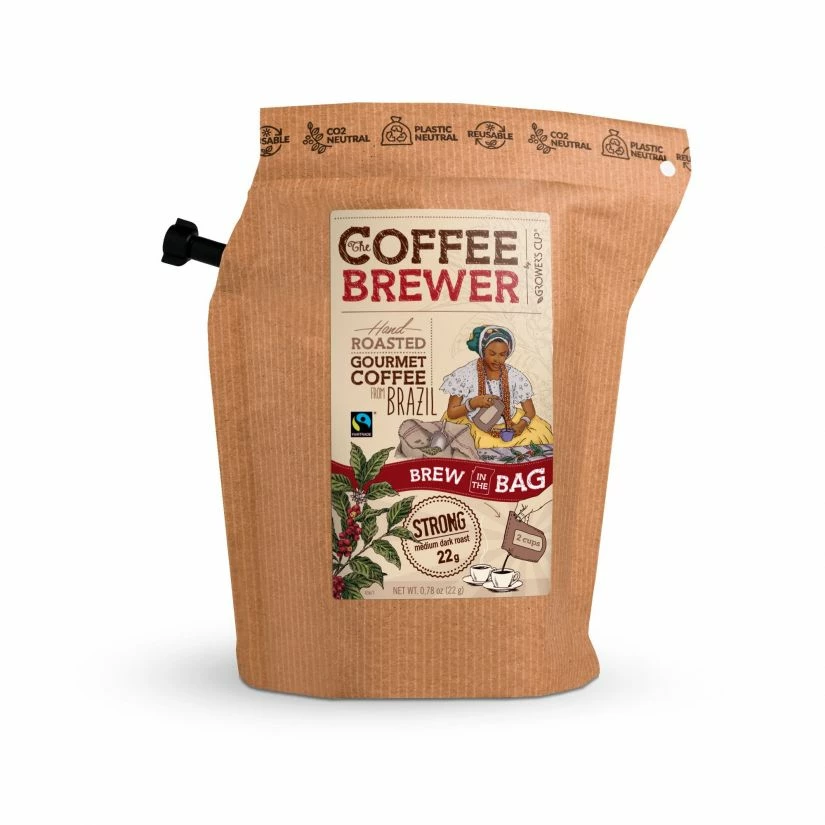 Coffee Bags Grower's Cup Brazil 12 X Coffeebrewer 2 Coffee Bags Grower's Cup Brazil 12 X Coffeebrewer - Image 2
